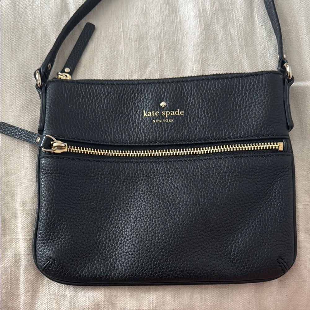 Kate Spade Black Leather Crossbody Bag